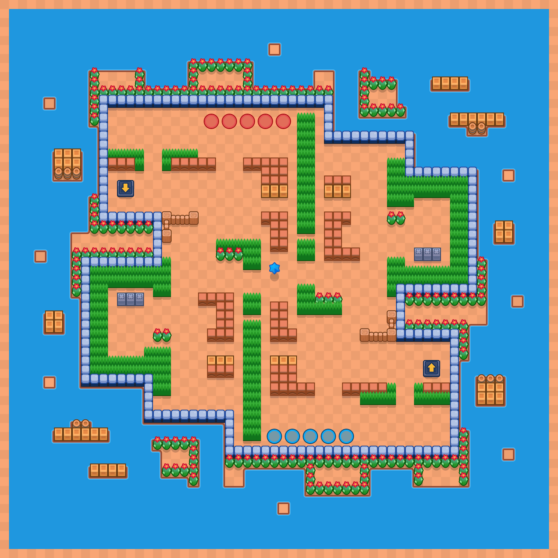 Knokkerversum Brawl Stars map