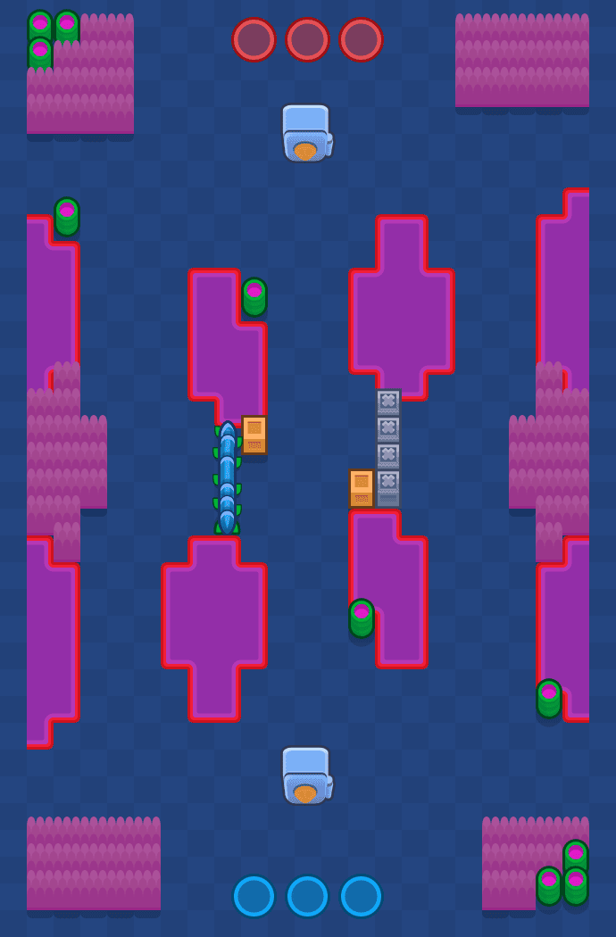 O jeden most za daleko Brawl Stars map