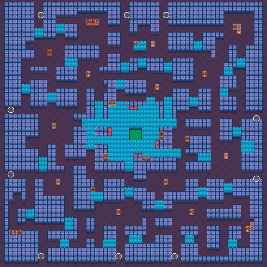 Cavern Churn Brawl Stars map