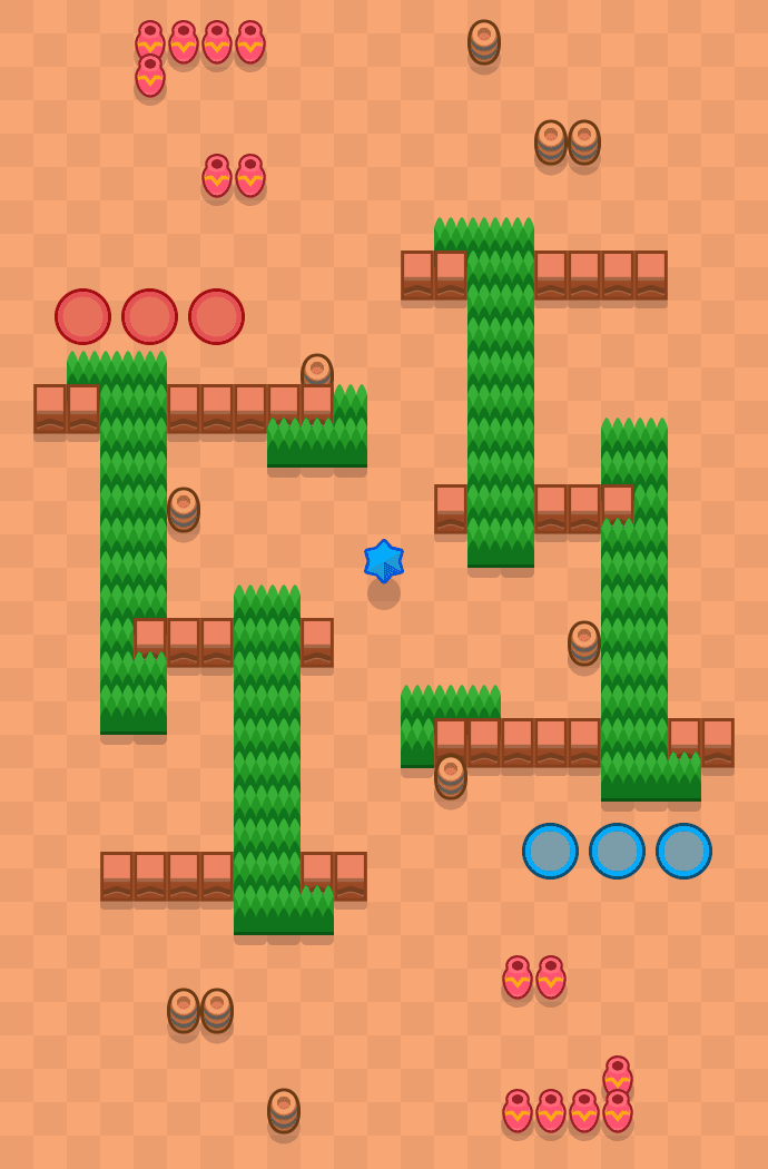 W zwarciu Brawl Stars map