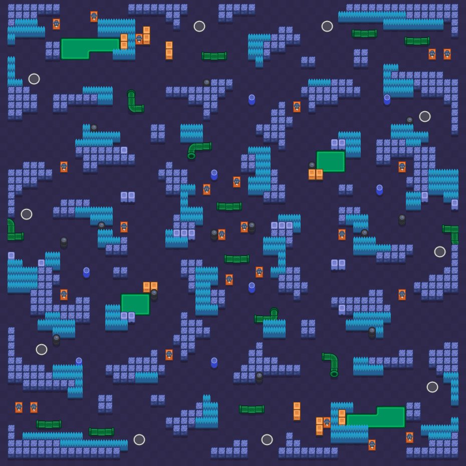 Core of Orbit Brawl Stars map