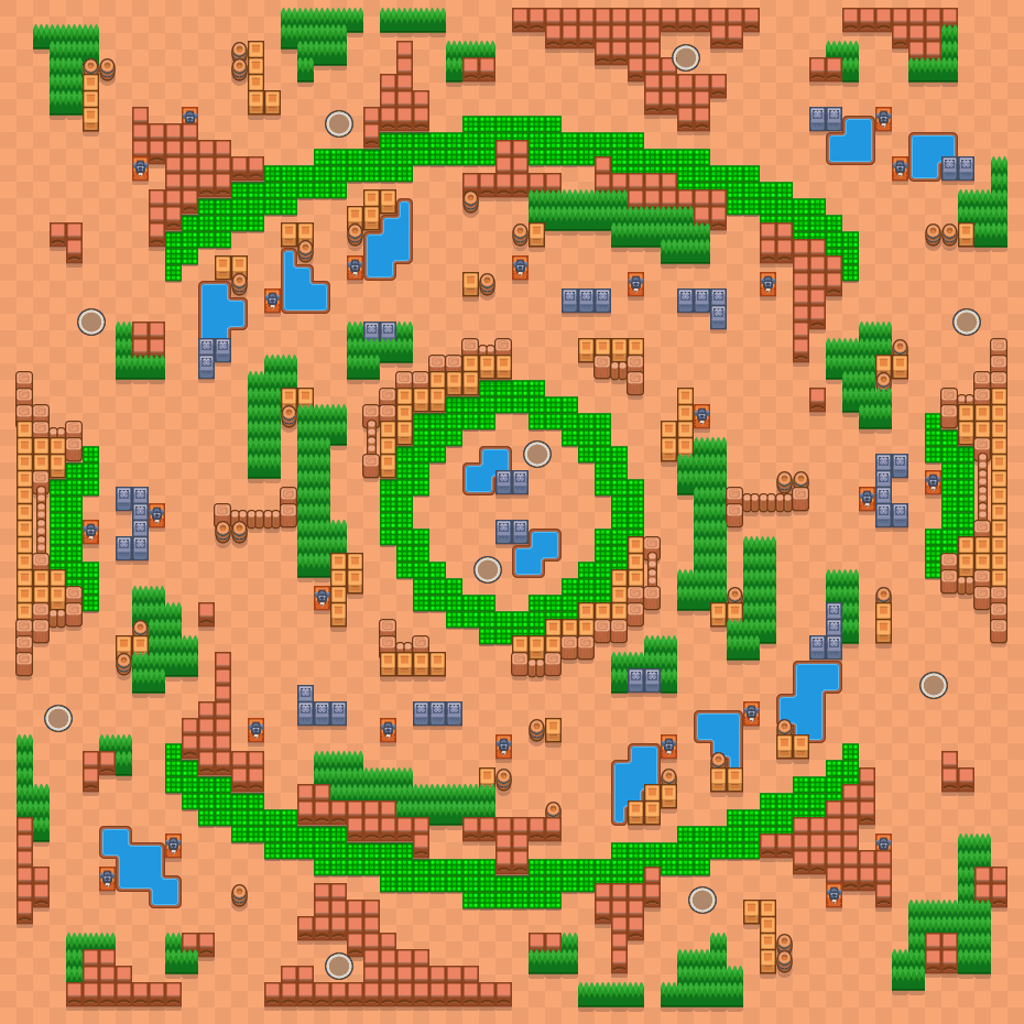 Crystal Eye Castle Brawl Stars map