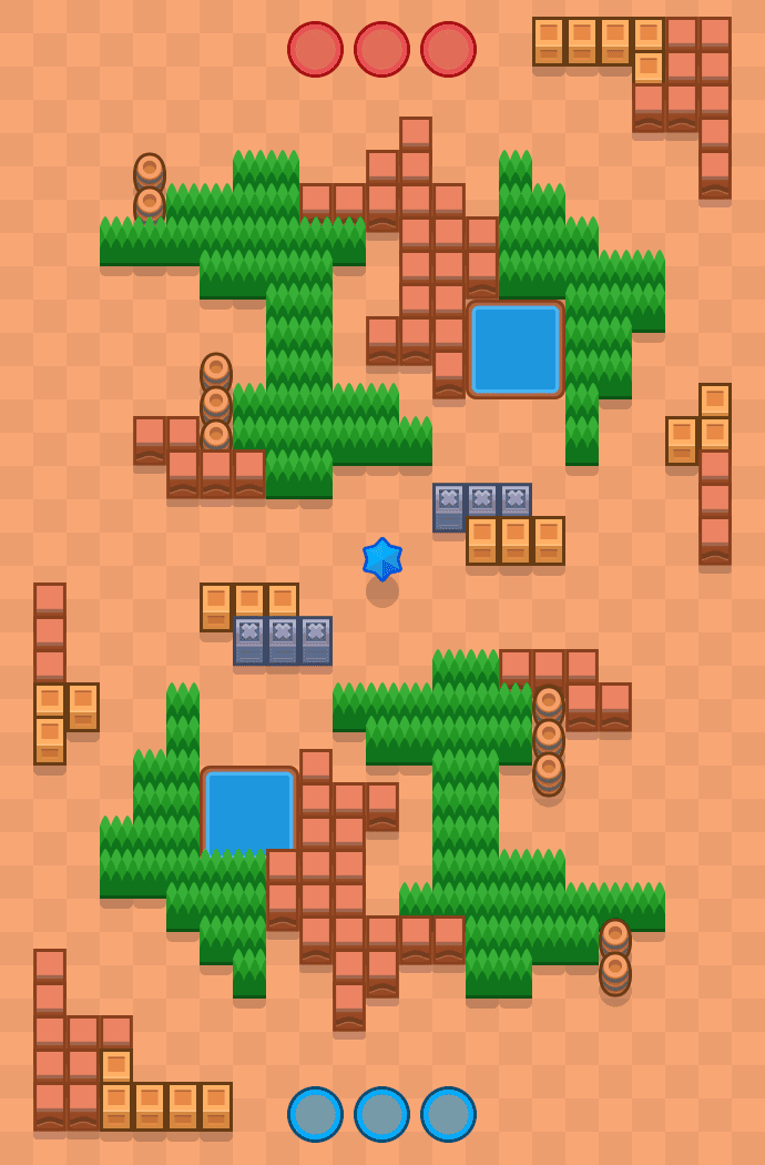 Płonący feniks Brawl Stars map