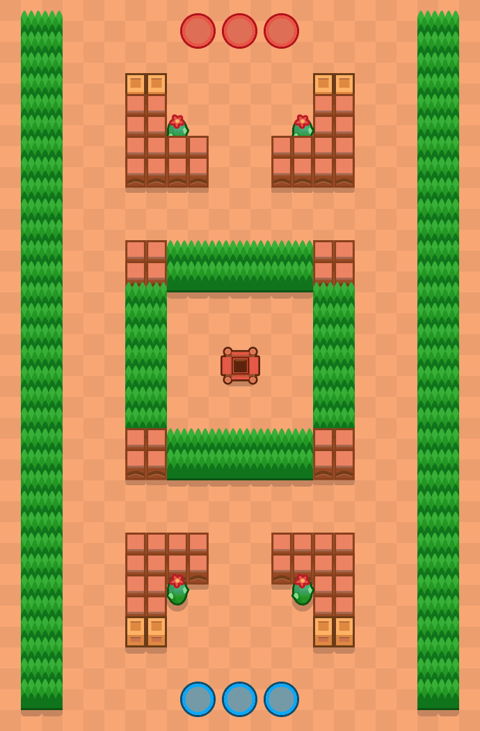 Forest Clearing Brawl Stars map