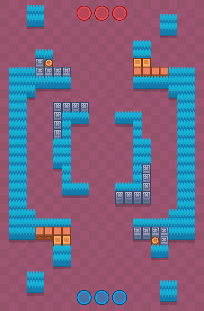 Fort klejnotów Brawl Stars map
