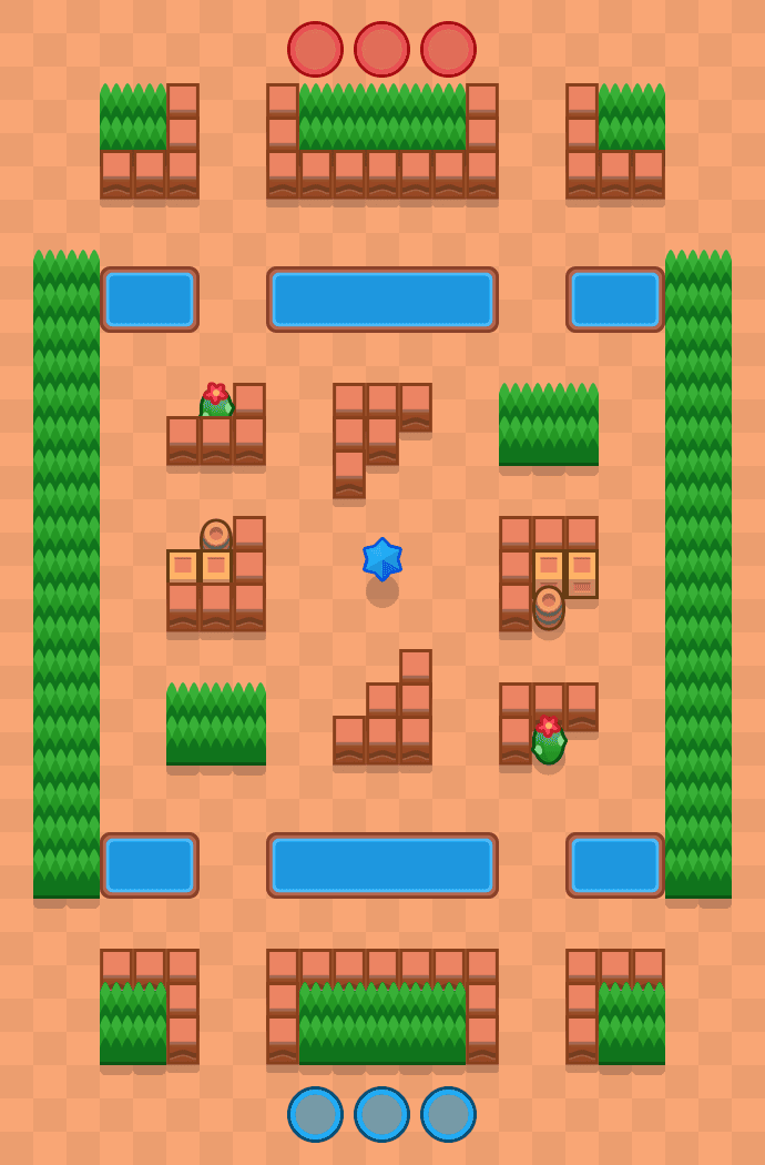 Wąwóz złotorękiego Brawl Stars map