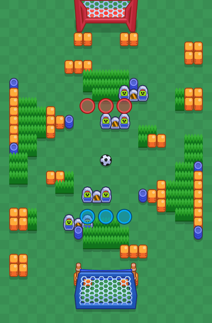Trawiasty węzeł Brawl Stars map