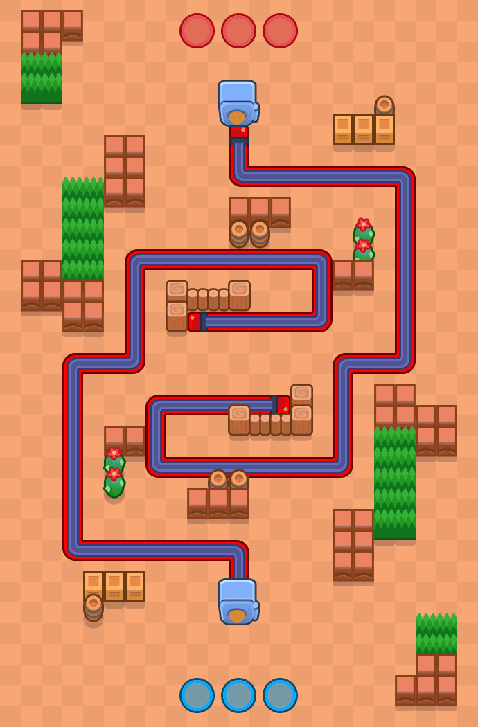 Duży ruch Brawl Stars map