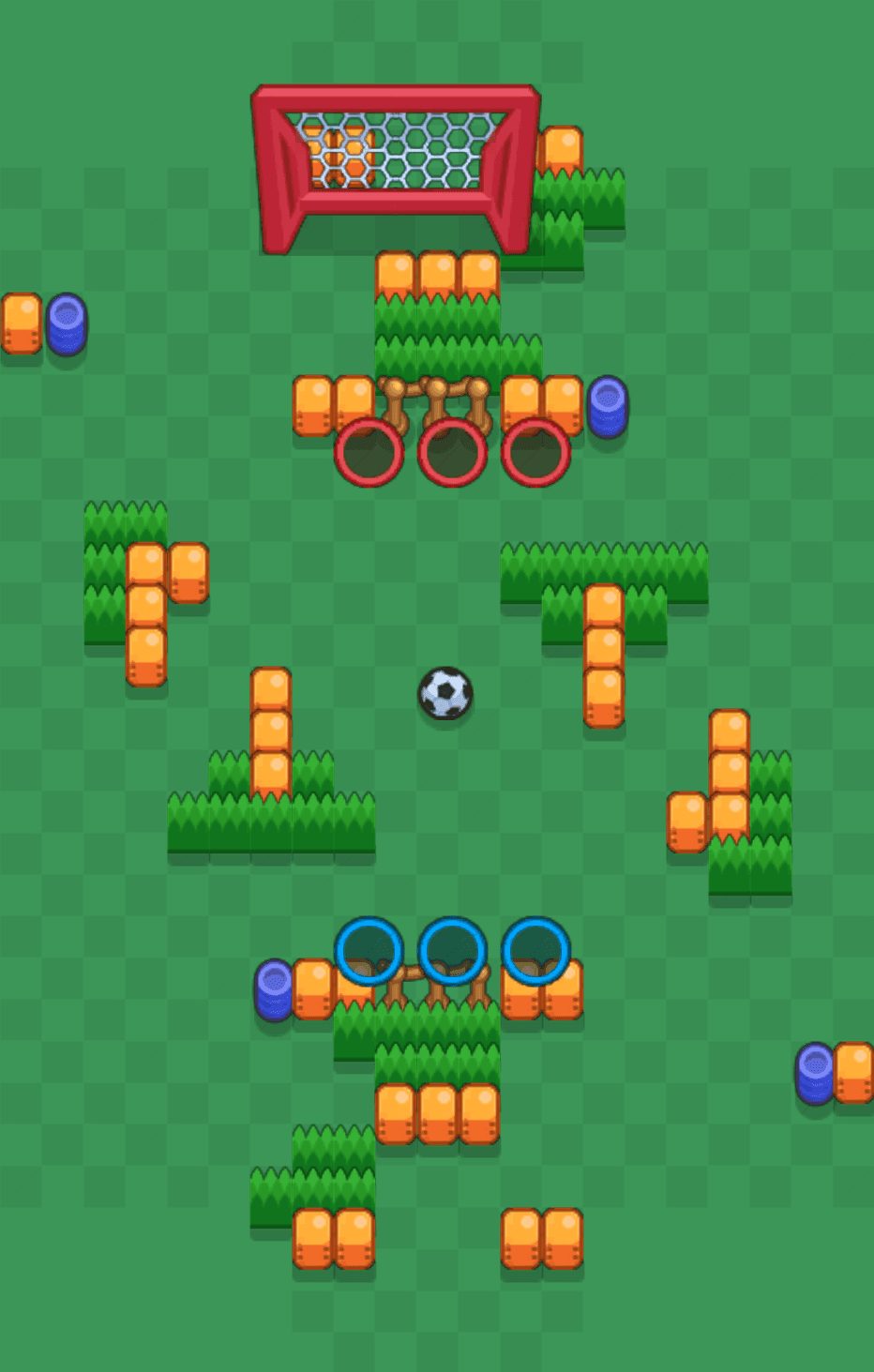 Centrocampo affollato Brawl Stars map
