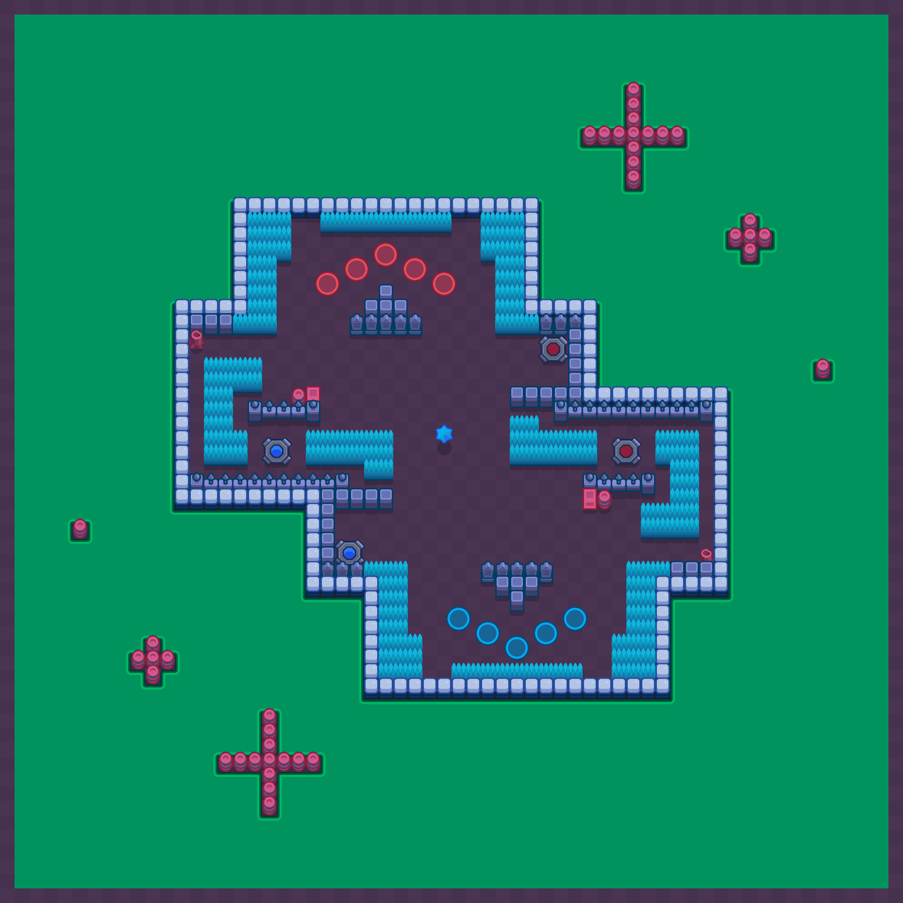 Isola della fine Brawl Stars map