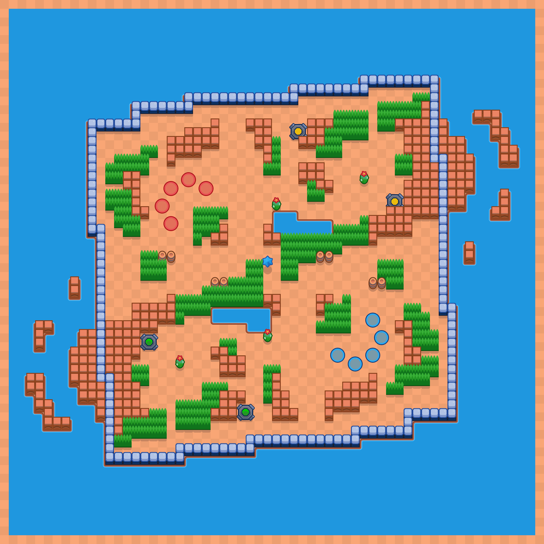 Tuhannen askeleen matka Brawl Stars map