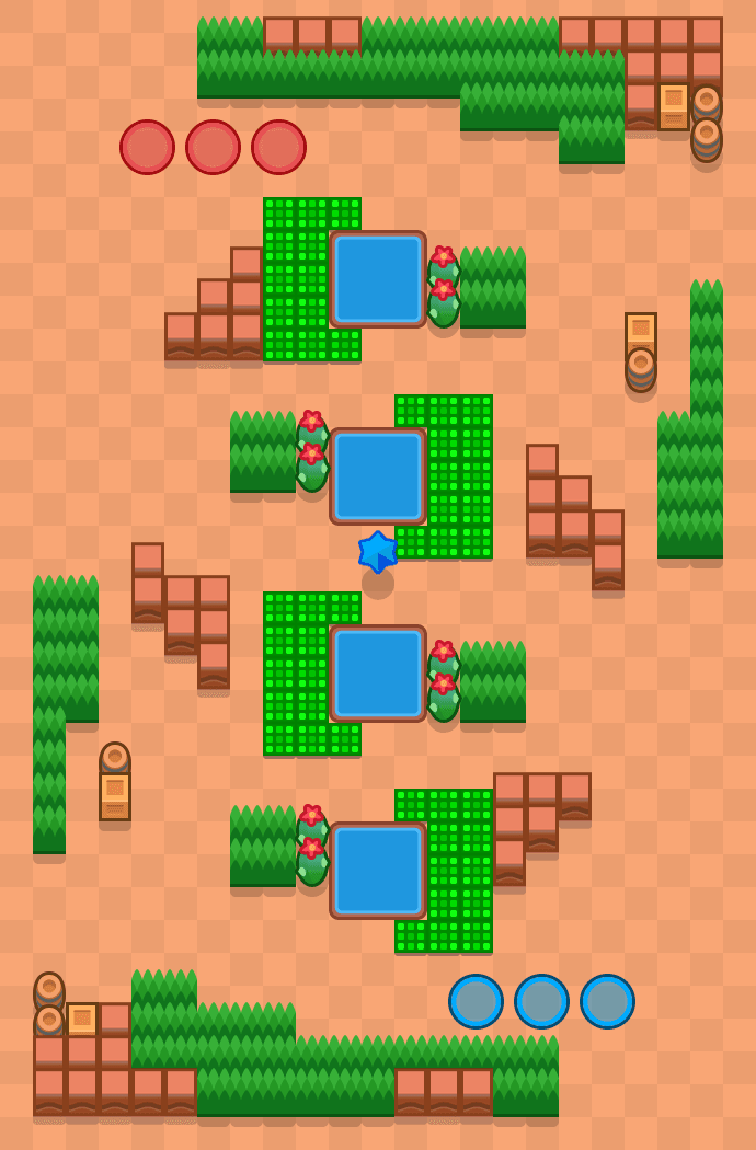 Jungle Top Brawl Stars map