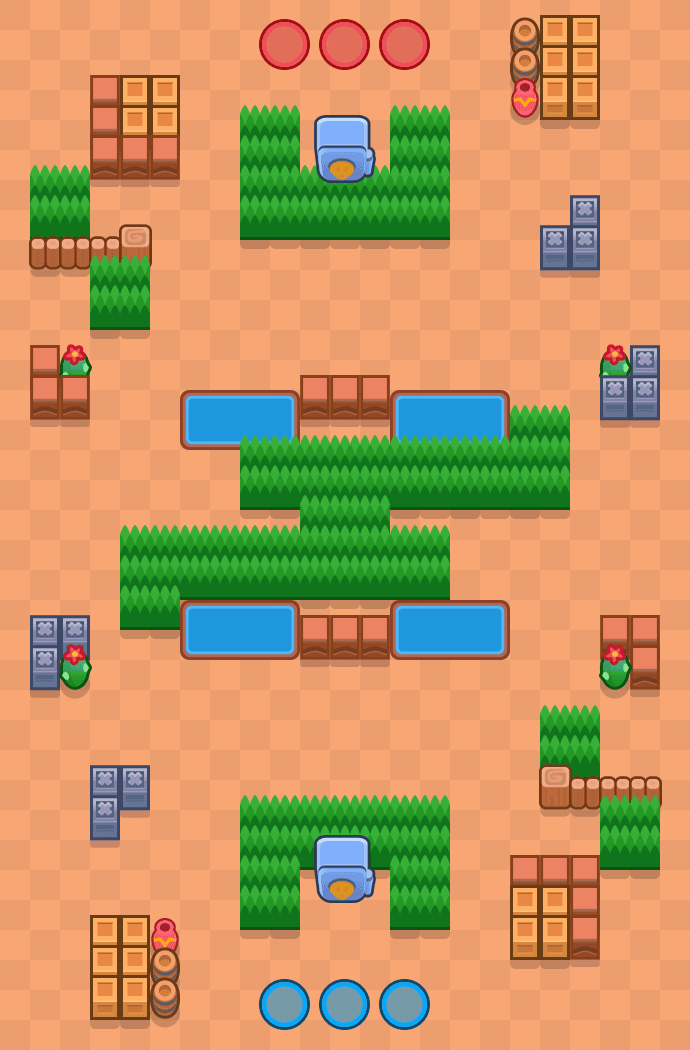 Wybuchowy kanion Brawl Stars map