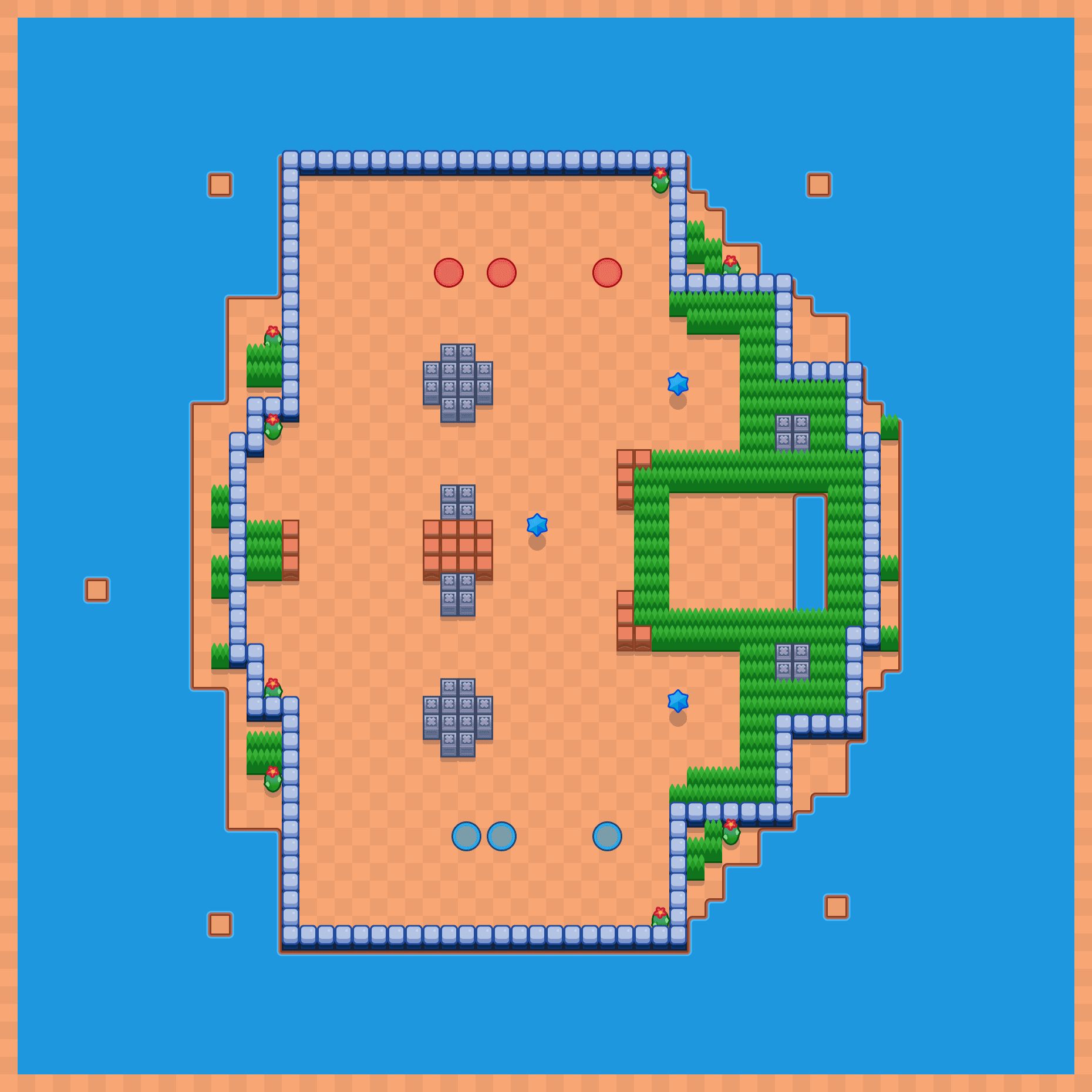 Jezioro Kaiju Brawl Stars map