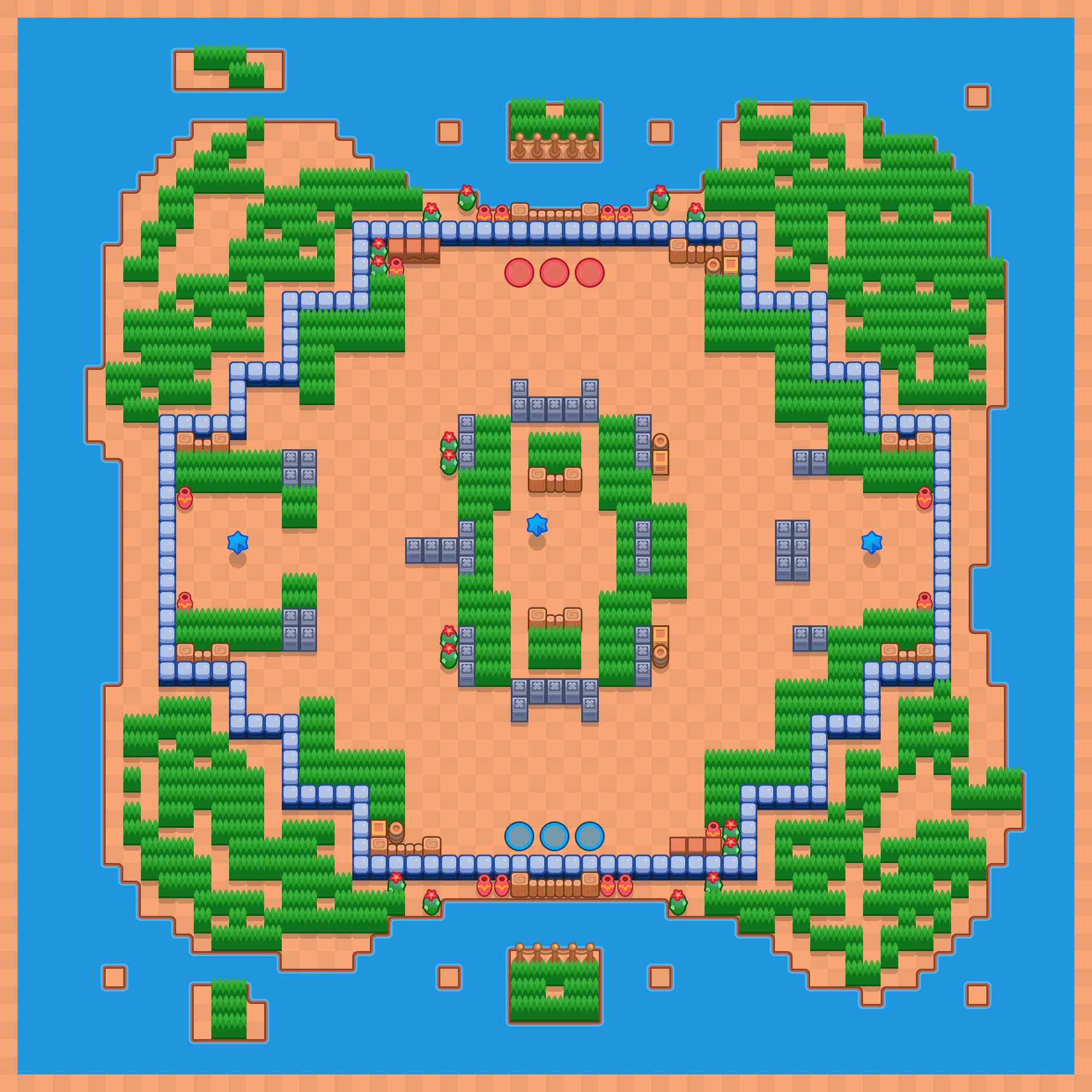 Strefa nokautu Brawl Stars map