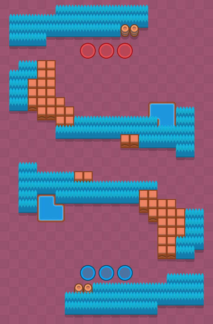 Ciasto warstwowe Brawl Stars map