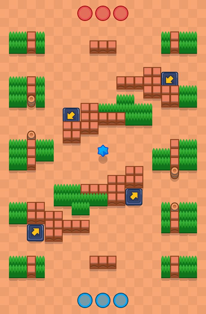 Sıçrayan Köpekler Brawl Stars map