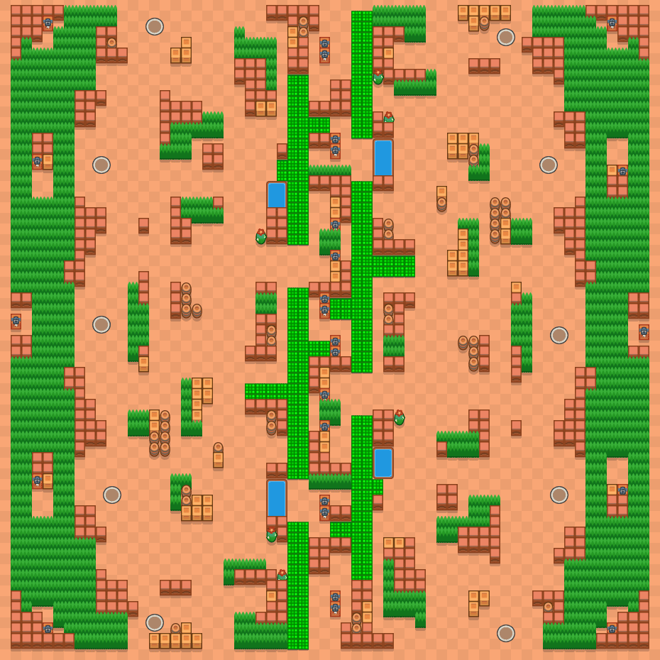 Prowizoryczne rusztowanie Brawl Stars map