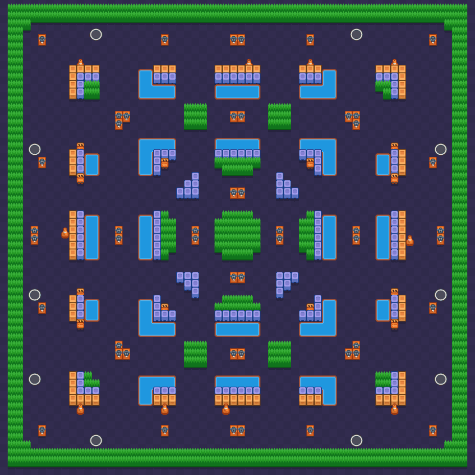 Raj strzelca wyborowego Brawl Stars map