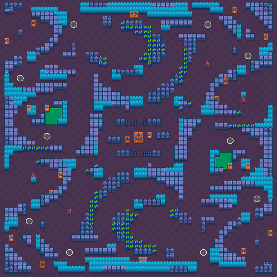 Mystical Thirty Three Brawl Stars map