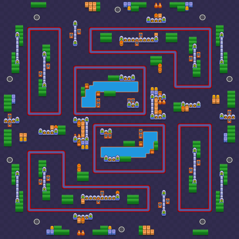 Kuzey Parkı İstasyonu Brawl Stars map