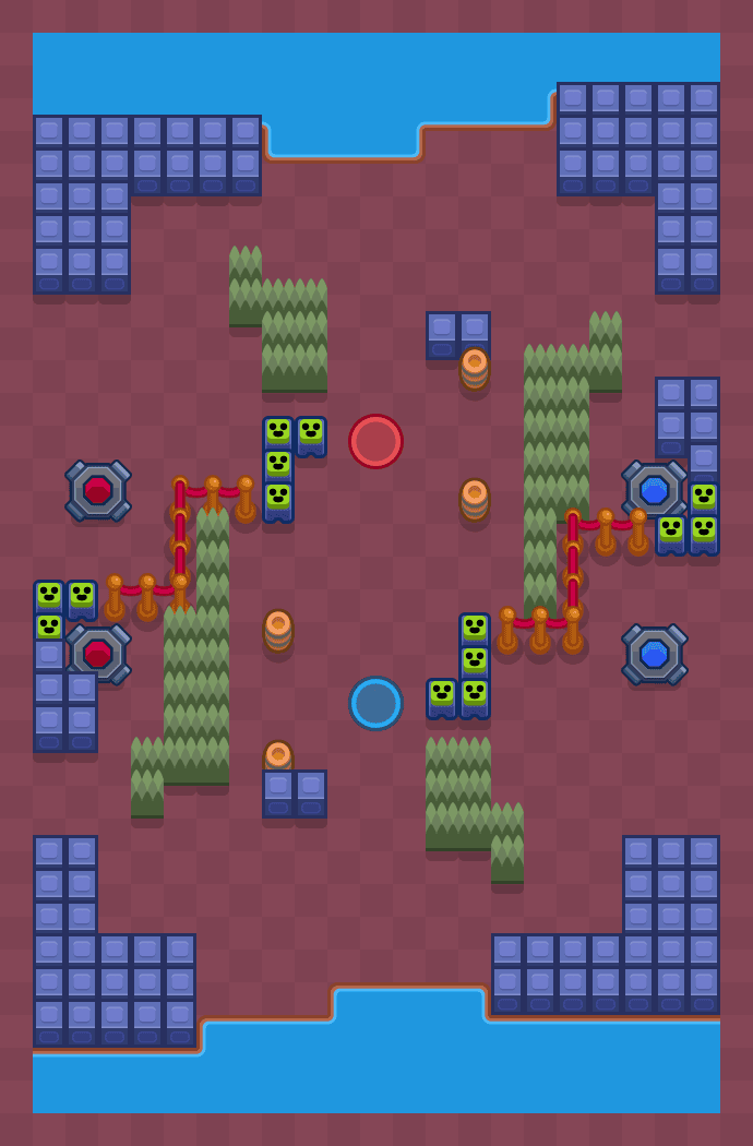 Zagroda paraliżu Brawl Stars map