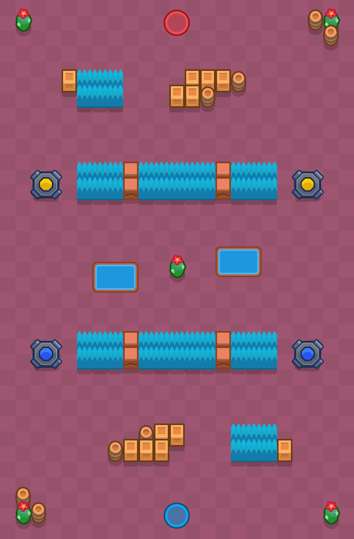 Elbise Düellosu Brawl Stars map