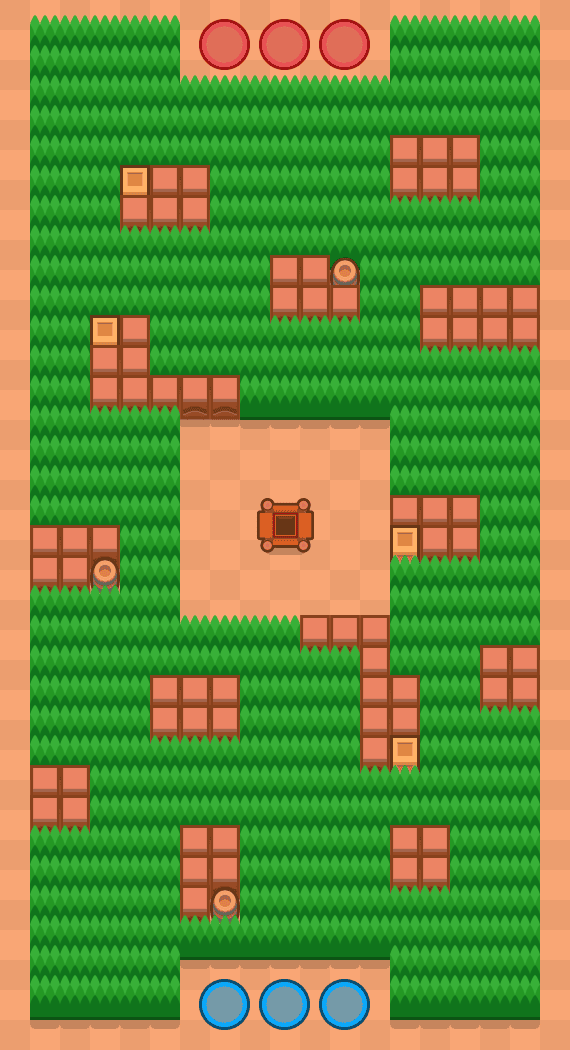 Sapphire Plains Brawl Stars map