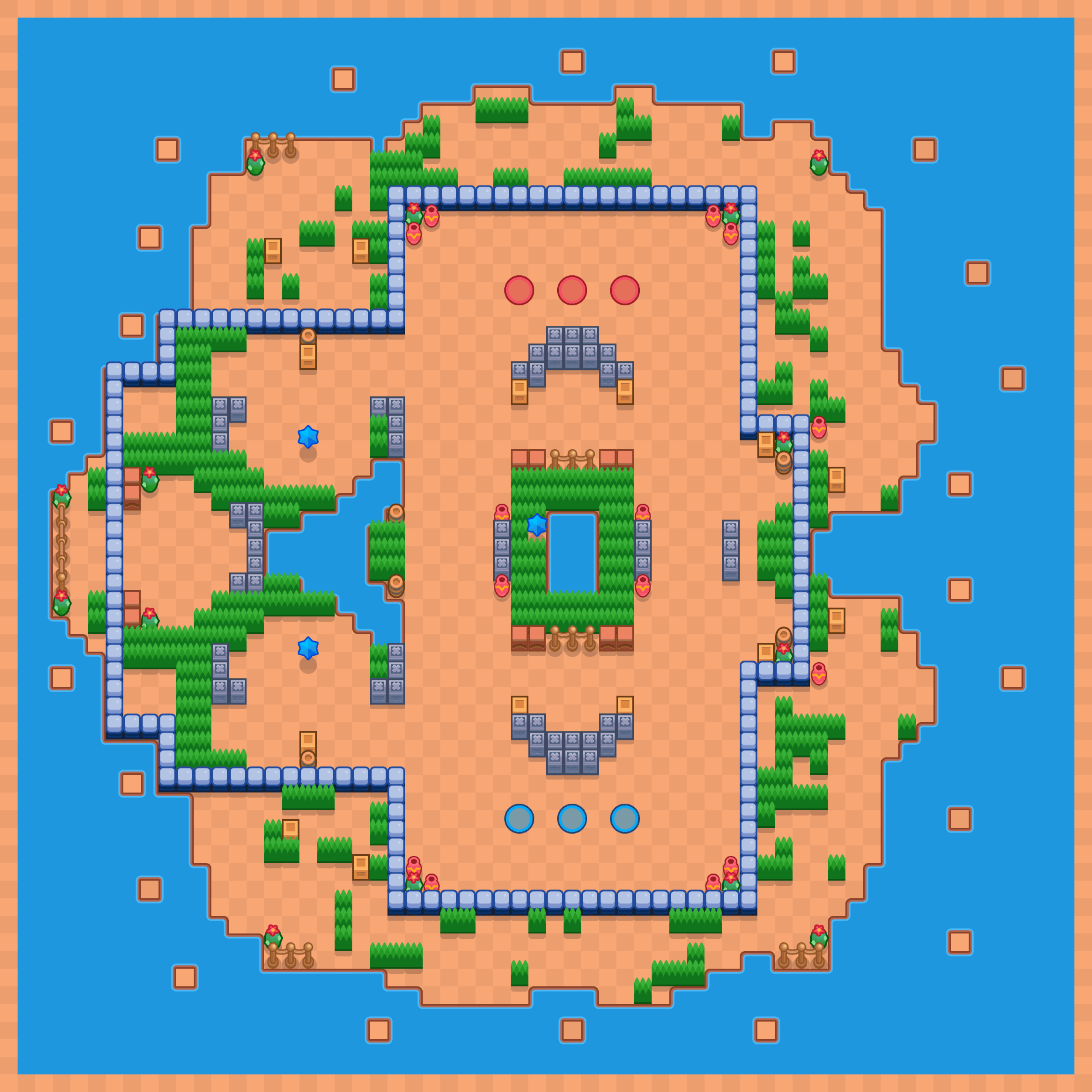 Srebrne wyżyny Brawl Stars map
