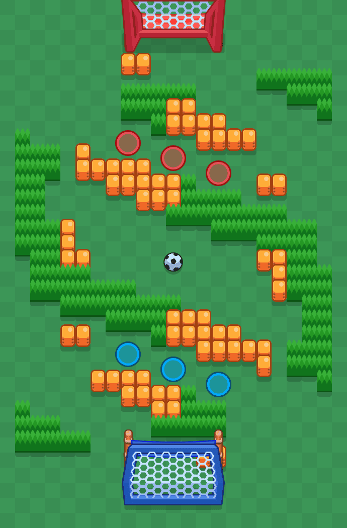 Przypalona ziemia Brawl Stars map