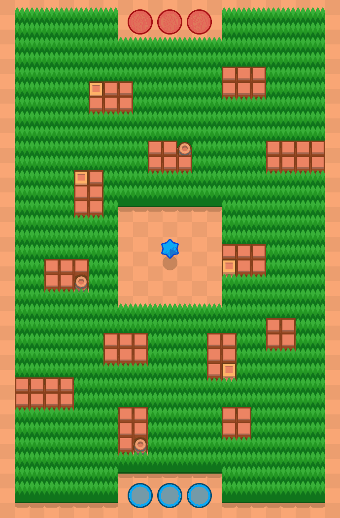Wężowa preria Brawl Stars map