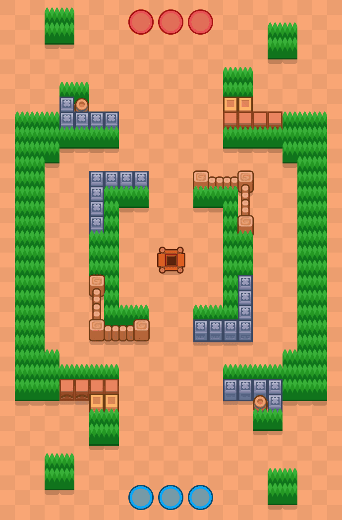 Śnieżny fort Brawl Stars map