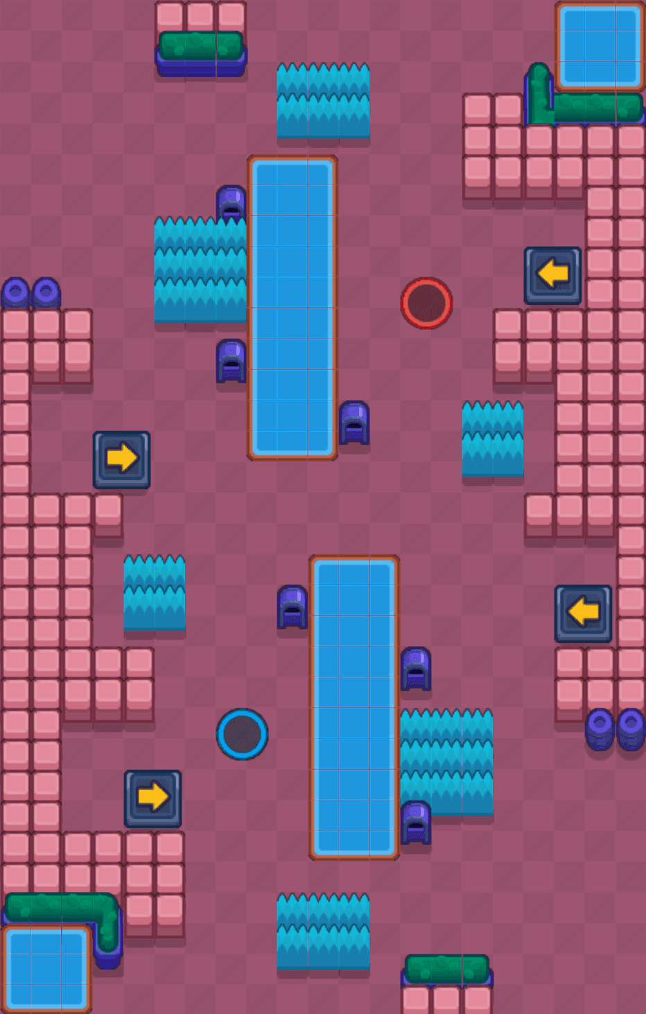 Puszczanie kaczek Brawl Stars map