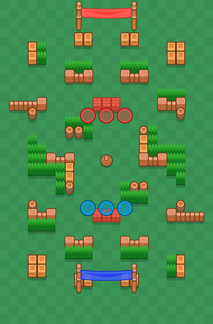 Superplaża Brawl Stars map