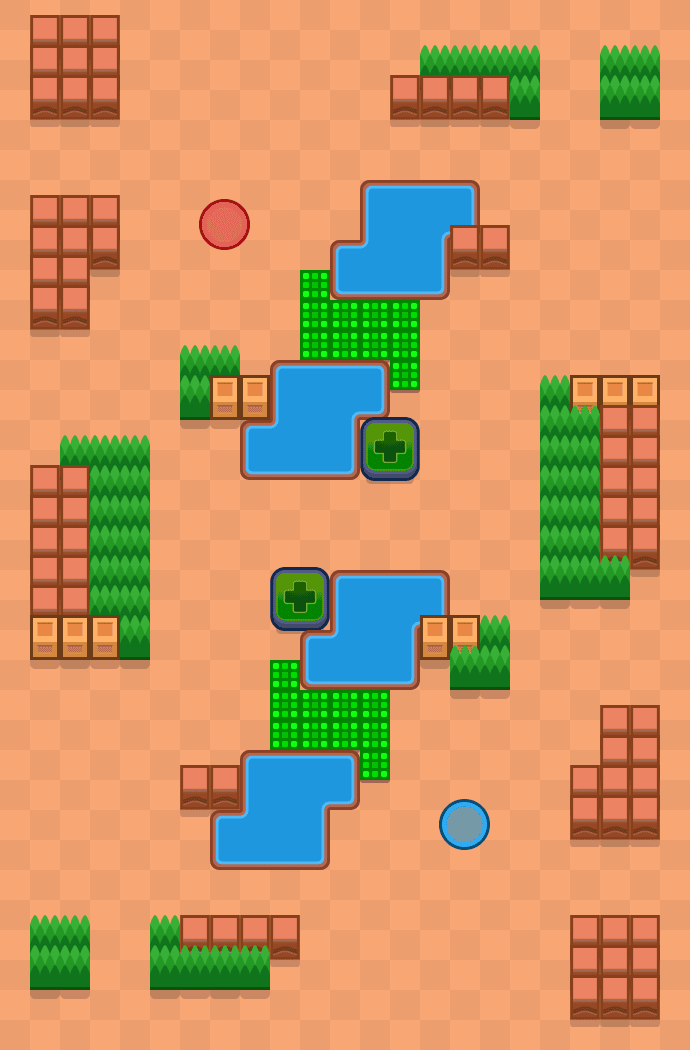 Umiejętności pływackie Brawl Stars map