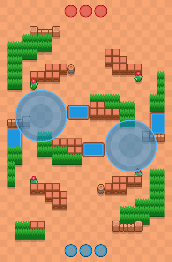 Tempel des Codes Brawl Stars map