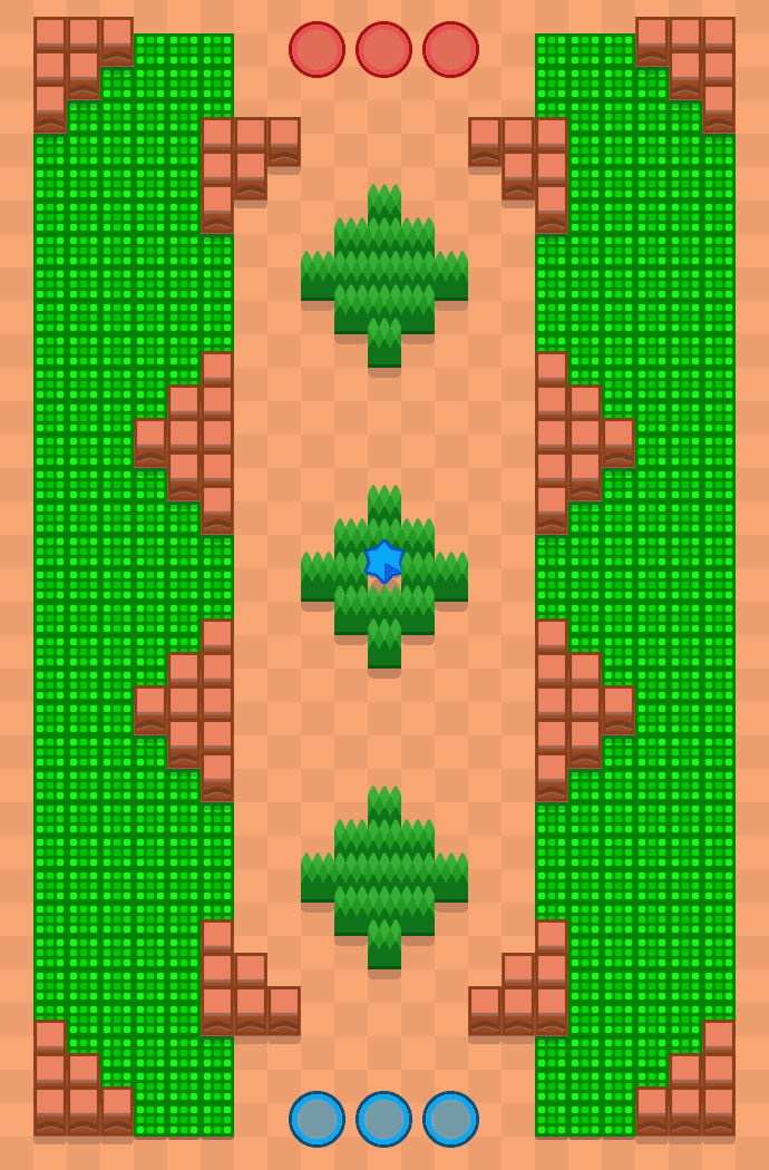 Świątynia prędkości Brawl Stars map