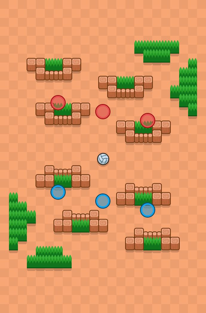 Skok tygrysa Brawl Stars map