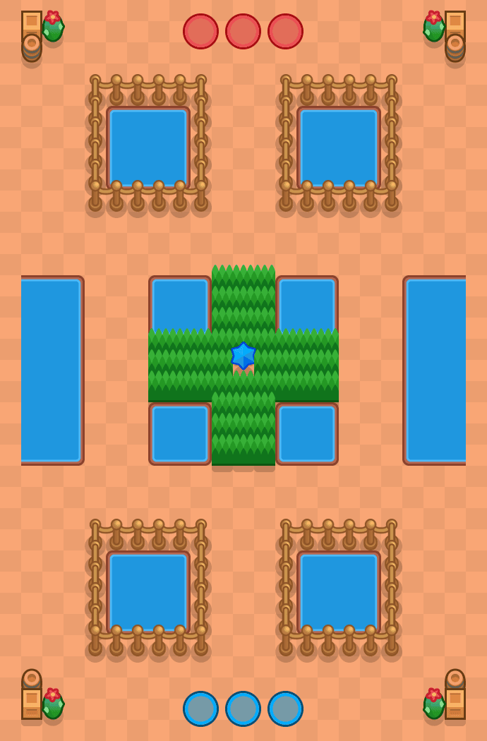 Tiny Islands Brawl Stars map