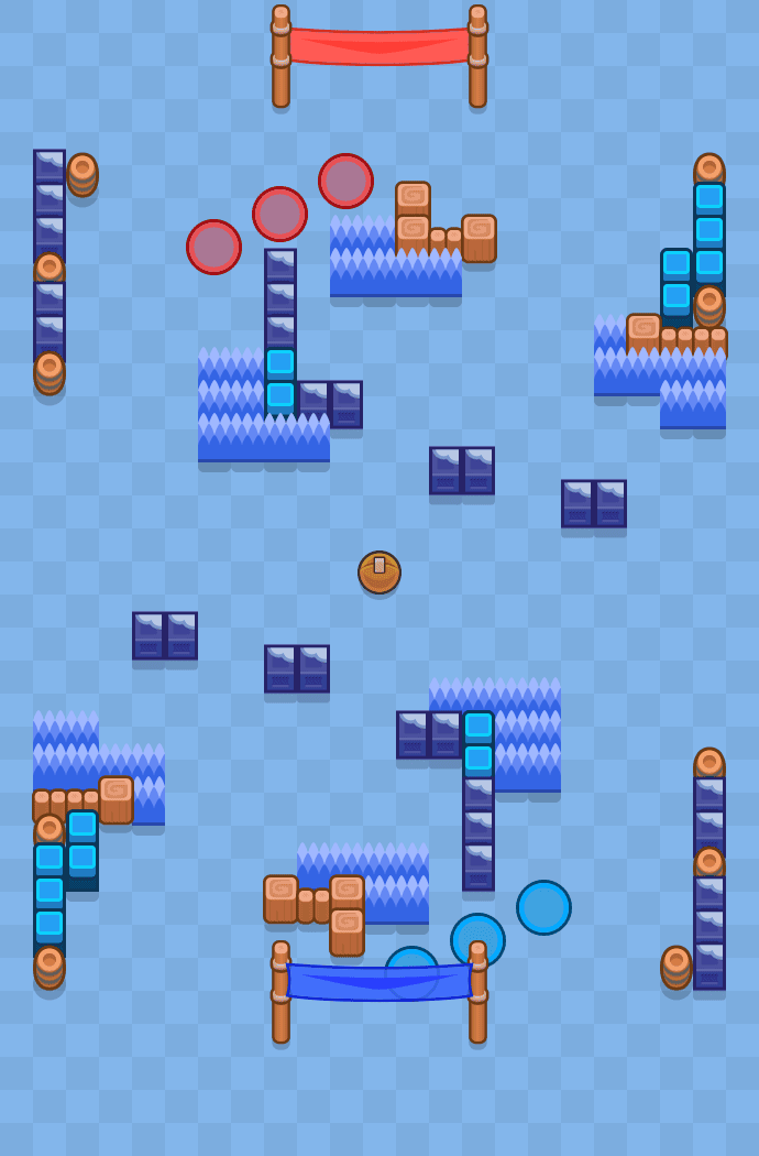 Podchody Brawl Stars map