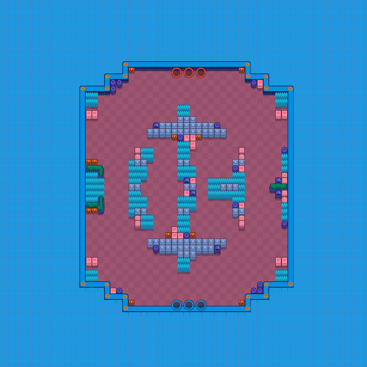 Potrójne kłopoty Brawl Stars map