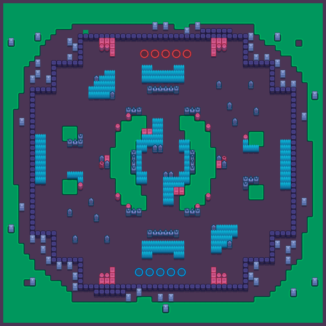 Arène colérique Brawl Stars map