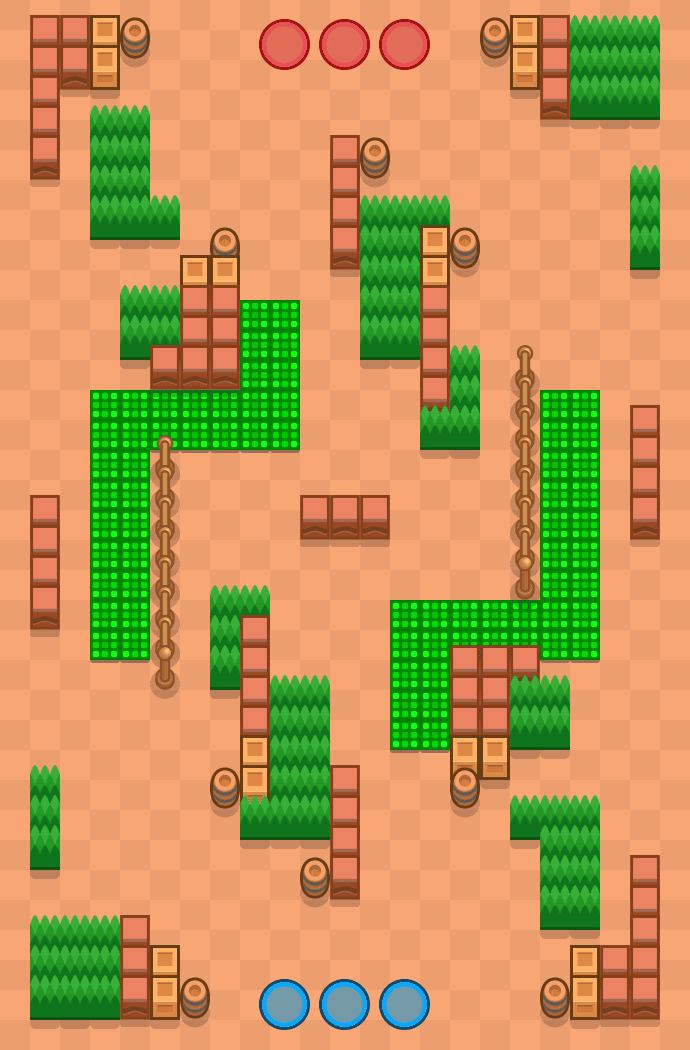 Sabbie roventi Brawl Stars map