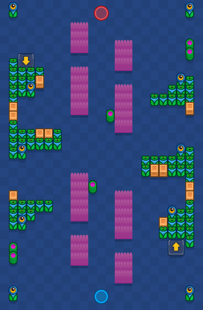 Droga wojownika Brawl Stars map