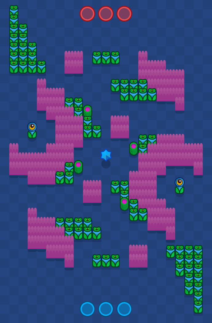Pastèques Brawl Stars map