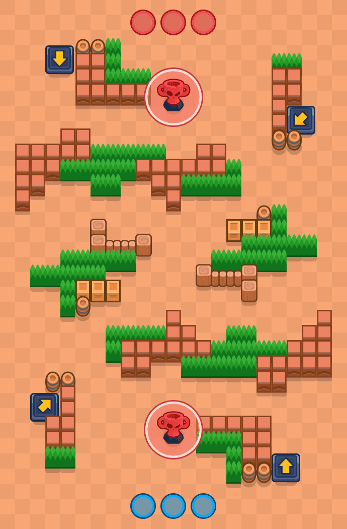 Çatıdan Giriş Brawl Stars map