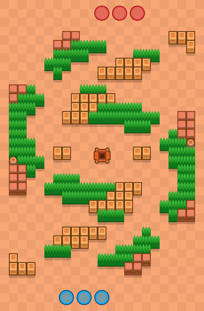 Curvas caóticas Brawl Stars map