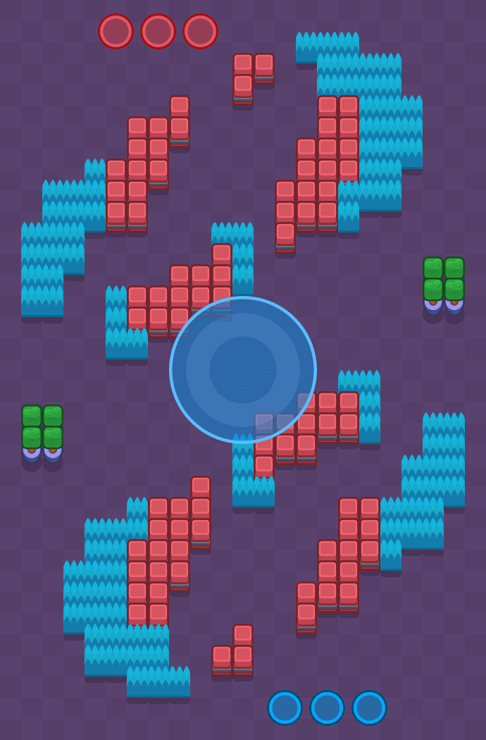 Back Shuffle Brawl Stars map