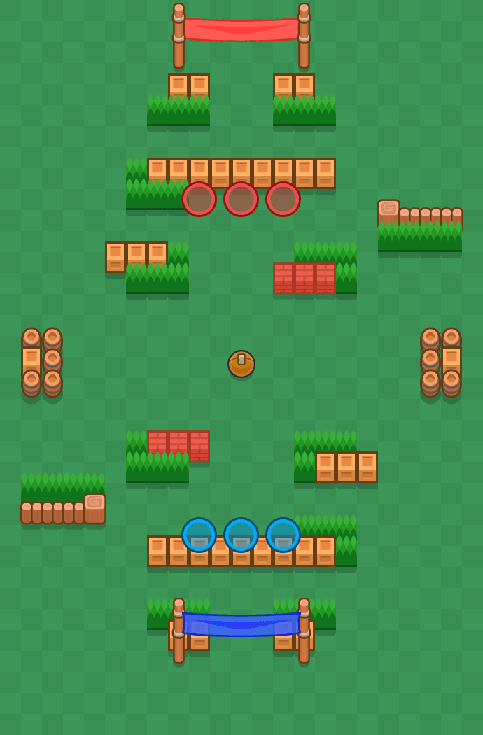 Estadio Brawl Brawl Stars map