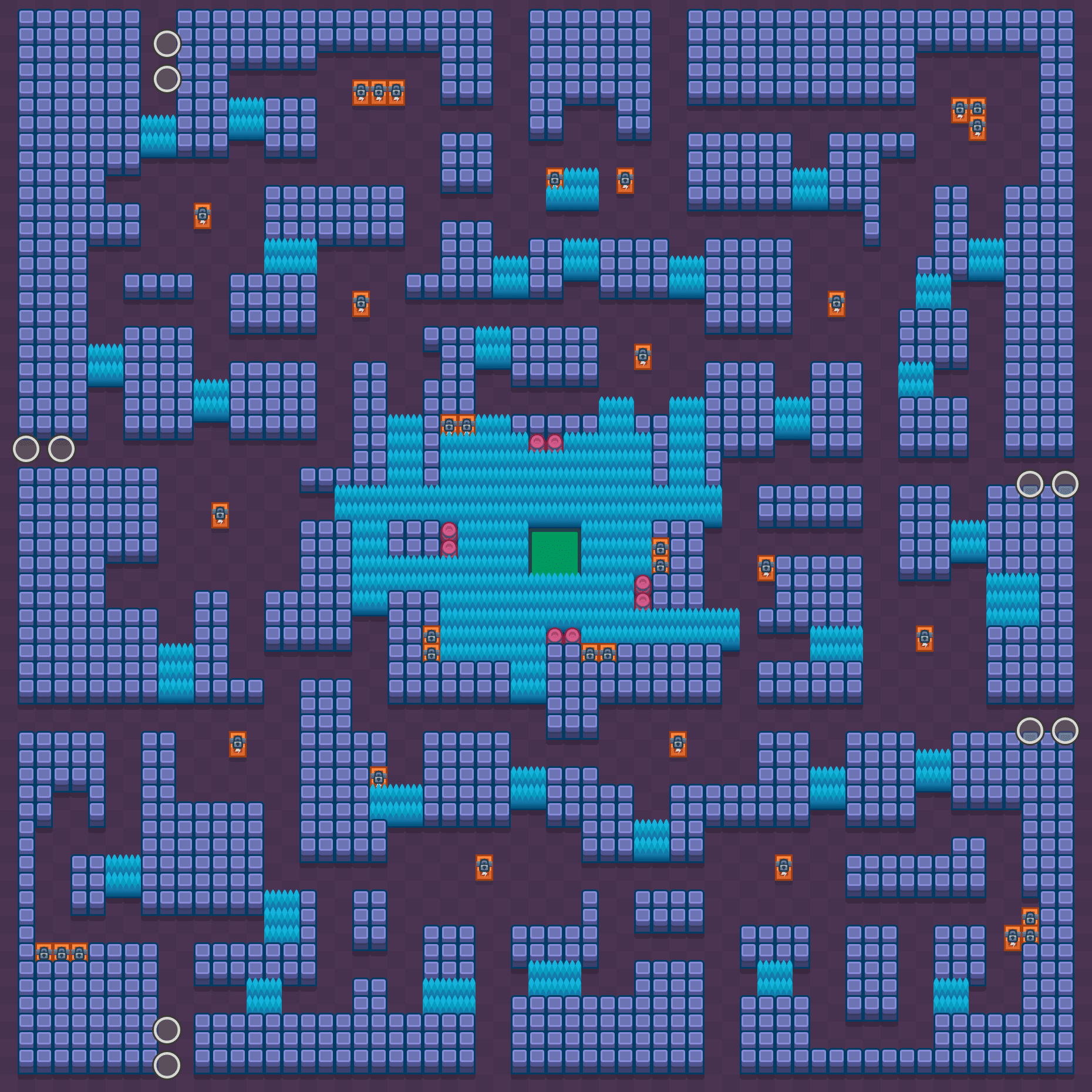 Caverna rumorosa Brawl Stars map